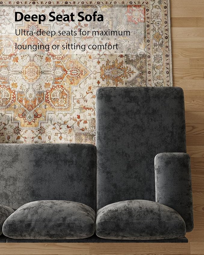 U-Shaped Sectional Couches for Living Room | 112 Inch Modern Sectional Couch | - Image 5