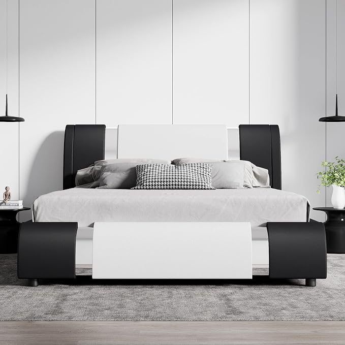 SHA CERLIN Queen Platform Bed Frame - Image 3