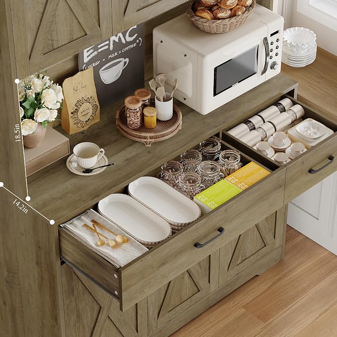HOSTACK 71" Pantry Cabinet - Image 6