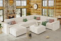 EASE MOOSE Oversized Sectional Modular Sofa，Comfty U Shape Sectional FSC by EASEMOOSE