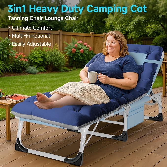 ABORON 3 in 1 Sun Tanning Chair Oversized - Image 9