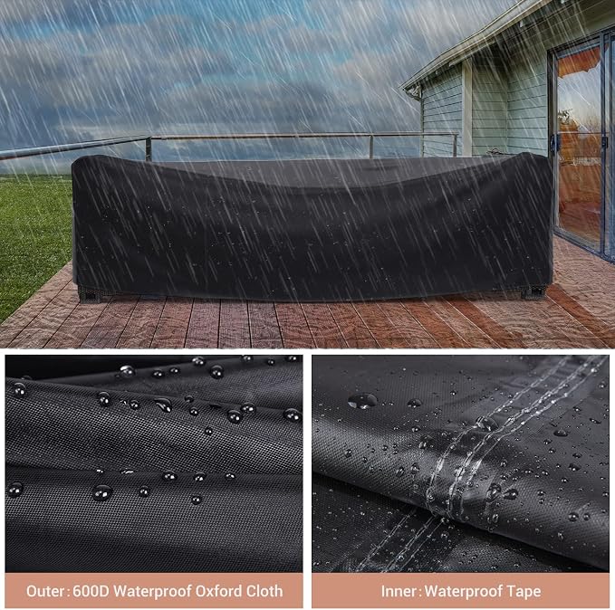 Heavy Duty Patio Furniture Covers Waterproof, Mrrihand Patio Furniture Outdoor - Image 5