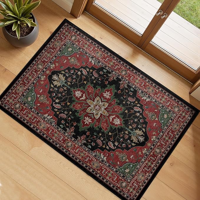 RELEANY Area Rugs 2'x3' Kitchen Rugs Entry Rug Small Rugs by RELEANY