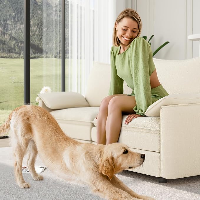 Vesgantti 74" Loveseat Sofa for Living Room, Comfy Cloud Couch Deep Seat - Image 5