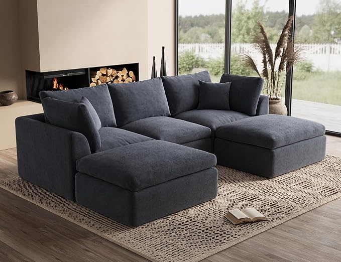 ohllob 110" Cloud Sectional Couches by Ohllob