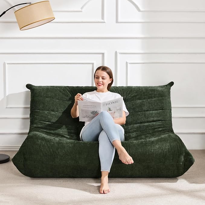Bean Bag Chairs for Adults Giant Bean Bag Chair Memory Foam BeanBag Chair Bean - Image 3