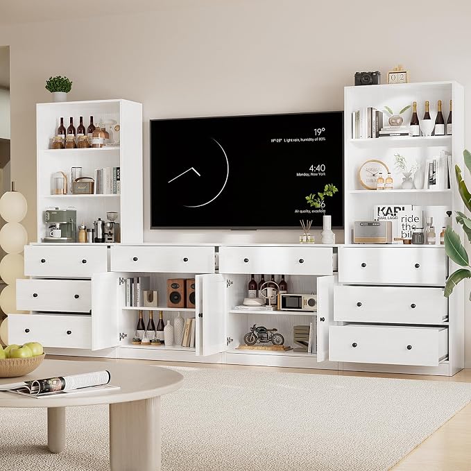 TUSY 71" Large TV Stand Set - Image 4