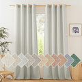 NICETOWN Gray Linen Curtains 108 inches Long by NICETOWN