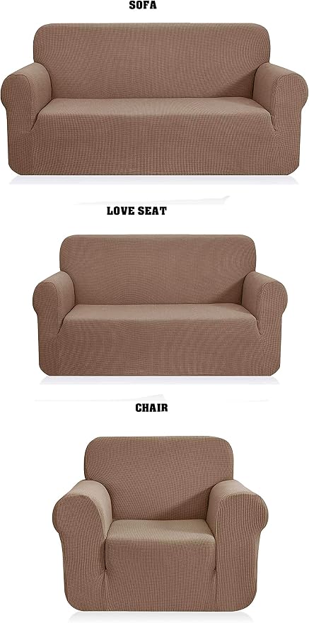 Fancy Collection 3pc Set Slipcover Set Furniture Cover Spandex Set Includes by Unknown