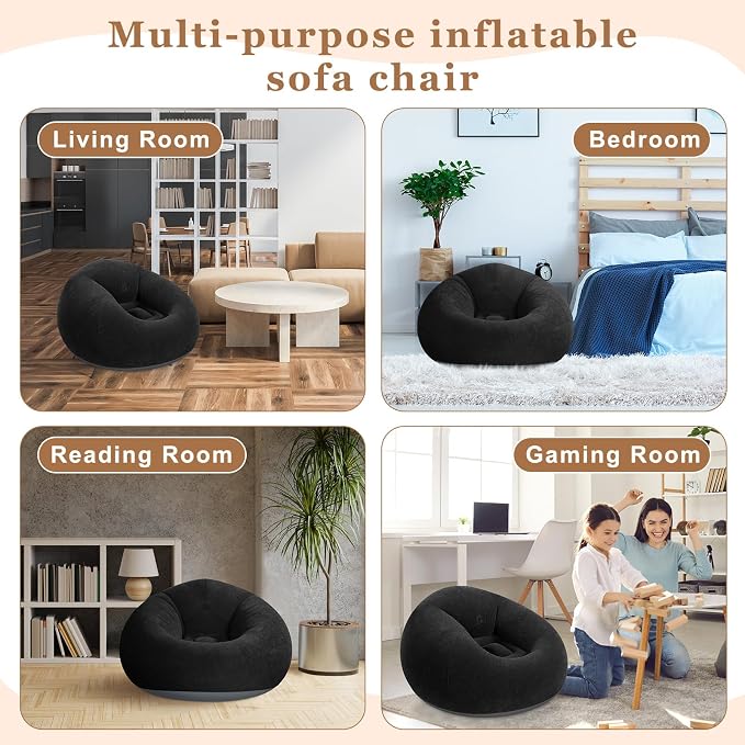 Realspring 6 9 12 Pcs Inflatable Bean Bag Chairs - Image 6