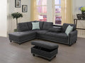 Wakefit Sectional Sofa Couch, Modern 4-Seaters Living Room Furniture Sets by Wakefit