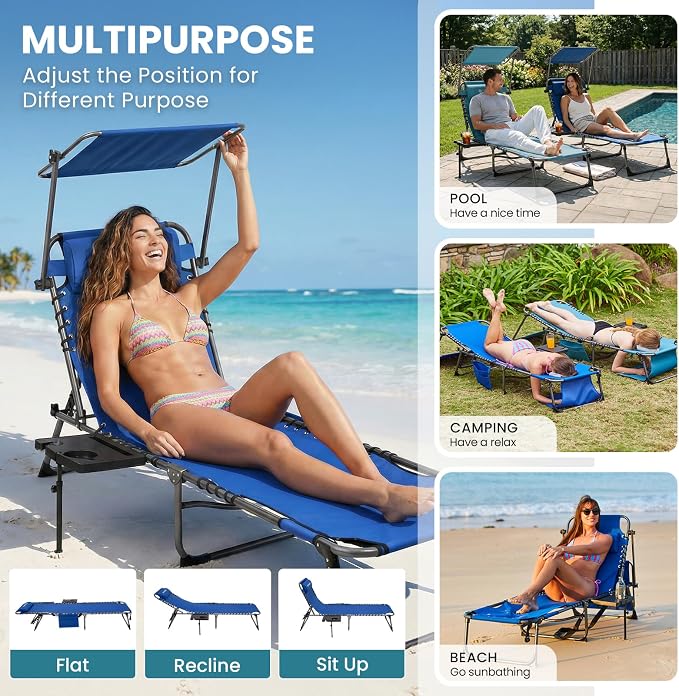 FUNDANGO 400lbs Tanning Chair - Image 9