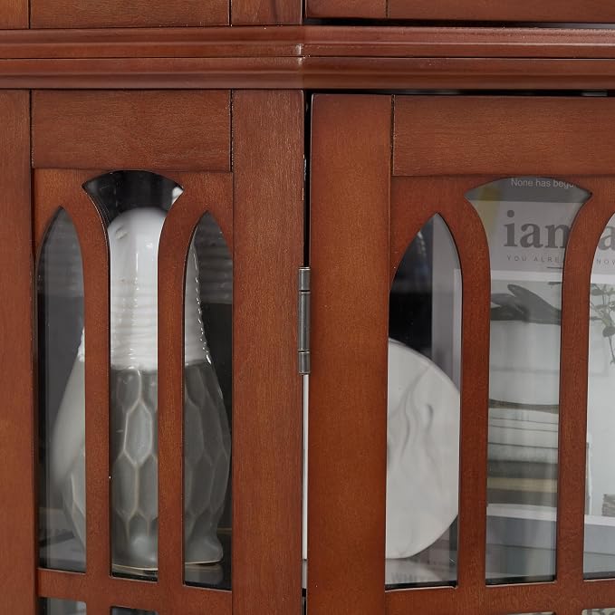Glass Corner Display Cabinet - Image 6
