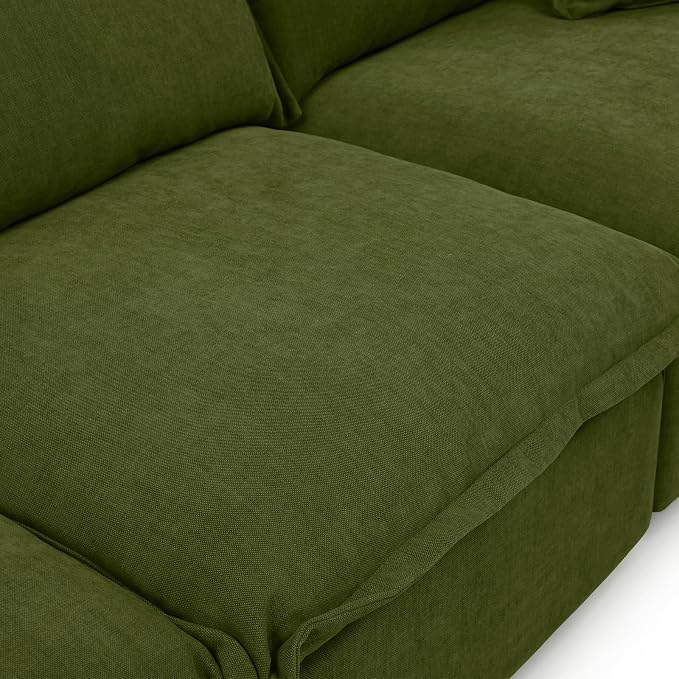 Cloud Sectional Sofa, Down Fill Sectional Sofa, Detachable Couch Cushion Covers - Image 7