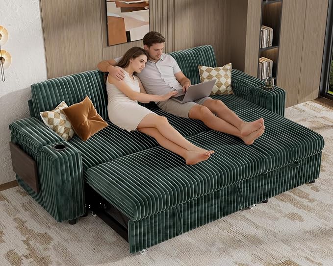 Vipbear 86" Modular Sectional Sleeper Sofa - Image 2