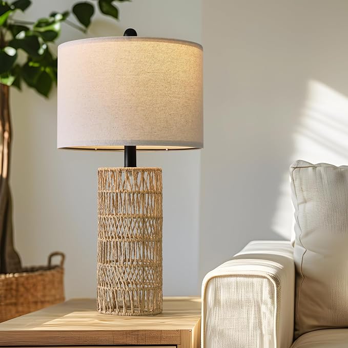 OYEARS 22.5" Boho Table Lamps Set of 2 - Image 7