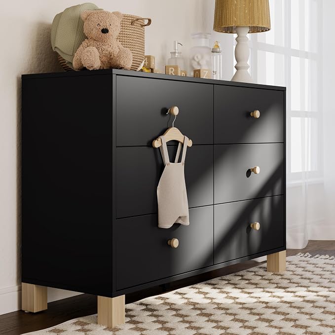 Storkcraft California 6-Drawer Double Dresser - Image 2
