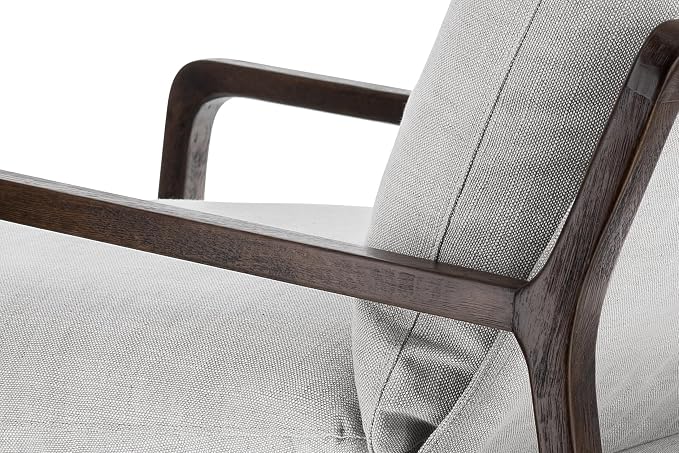 VALENCIA THEATER SEATING Lagon Wood Accent Chair, Mid-Century Modern Armchair - Image 6