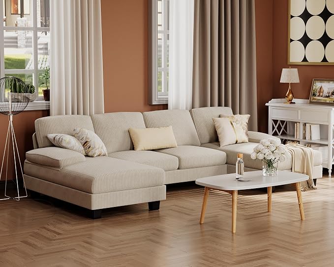 Furmax Sectional Couches for Living Room, U-Shaped Sofa Couch - Image 7