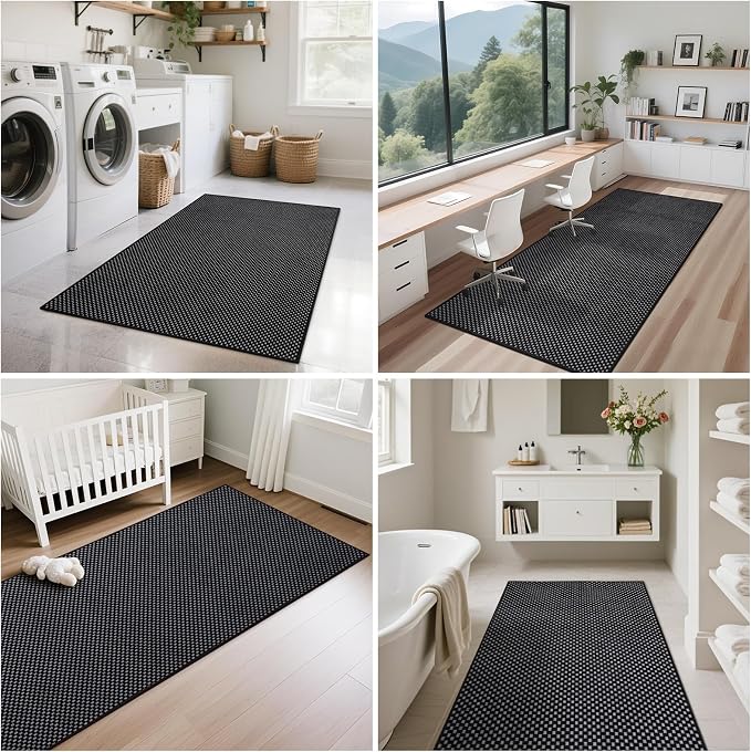 YDKGL 2x6 ft Kitchen Runner Rug Mat Non Slip Boho Woven Hallway Runner Washable - Image 8