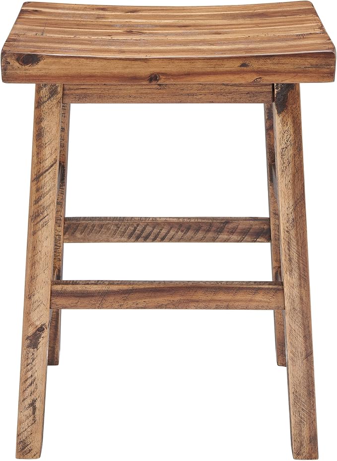 Alaterre Furniture Durango 26-Inch Tall Industrial Wood Counter-Height Stool - Image 8
