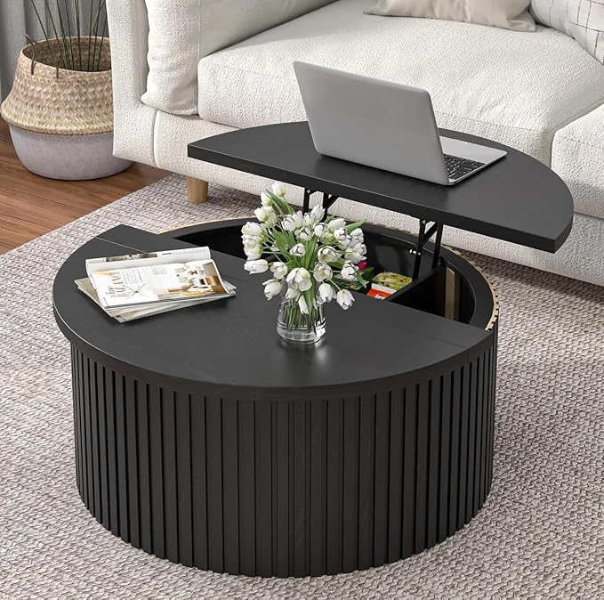 Fsbecl Fluted Lift Top Coffee Table by Fsbecl