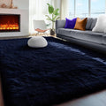 PAGISOFE Dark Navy Blue Rugs for Living Room 5x8 Ft, Plush Area Rugs for Bedroom by PAGISOFE
