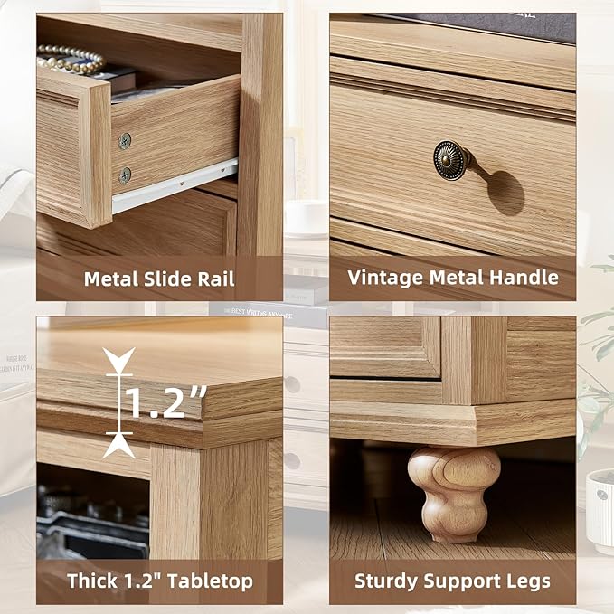 Joaxswe Farmhouse Nightstand - Image 6