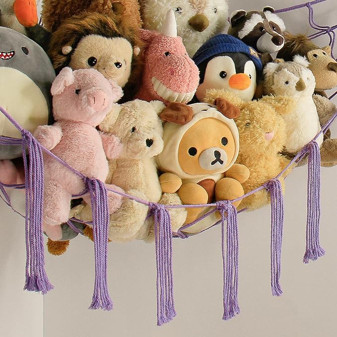 mirolam Stuffed Animal Storage Hammock Net - Image 3