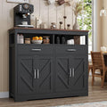 knoworld Buffet Sideboard with Storage Farmhouse with 4 Doors, Dining Room by KNOWORLD