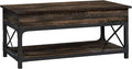 Sauder Steel River Rustic Industrial Style Lift Top Coffee Table, Coated Metal by SAUDER%C2%AE