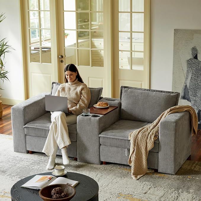 EcoHarbor Living Modular Sofa Center Console - Image 4