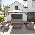 HDPE 7 Piece Patio Furniture Set, All-Weather Outdoor Couch Set by YourPerfectOutdoorEscape