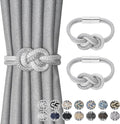 NICEEC 2 Pack Mini Magnetic Curtain Tiebacks Nordic Simple Style Drape Tie by NICEEC