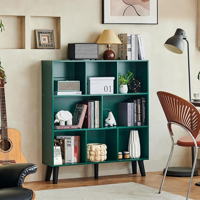 LEYAOYAO 8 Cube Bookshelf, 3 Tier Bookcase - Image 5