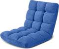 Folding Floor Gaming Chair 14-Poistion Cushioned Adjustable Floor Lazy Sofa by Avocahom