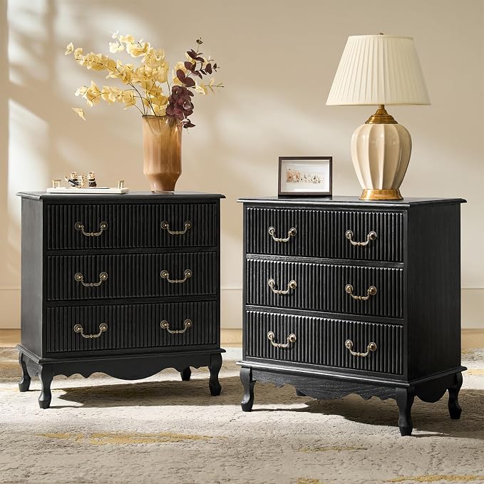 HULALA HOME Transitional Side Table Set of 2 by HULALAHOME