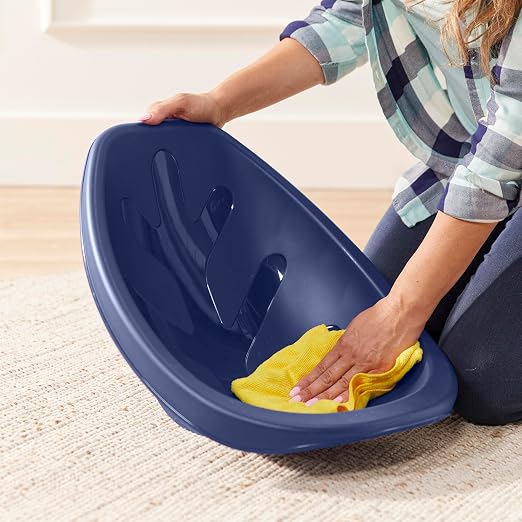 ECR4Kids Plastic Leaf Scoop Floor Rocker Seat, Classroom Furniture - Image 11