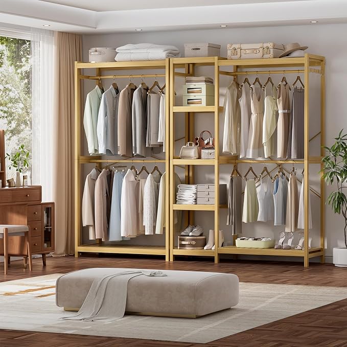 Homykic Bamboo Clothes Rack - Image 8