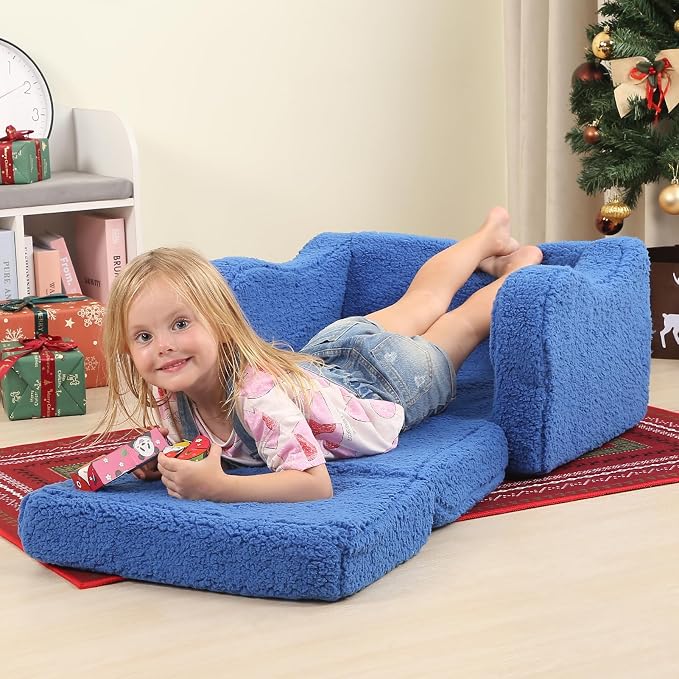 MOMCAYWEX Kids Sofa, 2-in-1 Flip-Out Foam Couch - Image 7