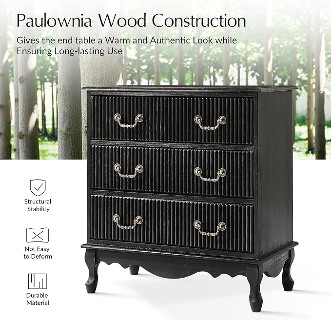HULALA HOME Transitional Side Table - Image 5