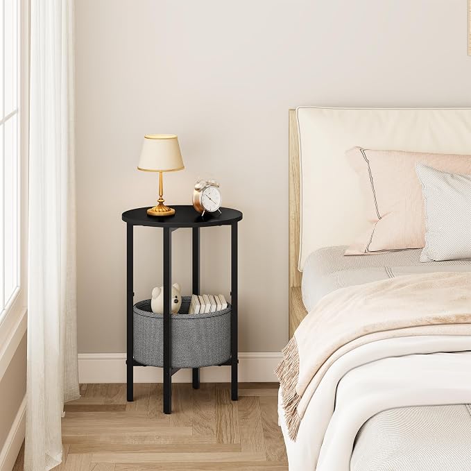 Vagusicc Round Side Table End Table - Image 4