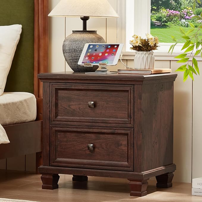 SAVOR LIFE Farmhouse Nightstand by SAVORLIFEFurniture