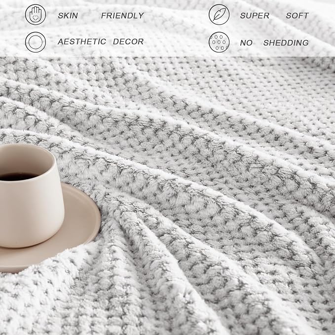 Exclusivo Mezcla Fleece Bed Blanket King Size, Super Soft and Warm Blankets - Image 4