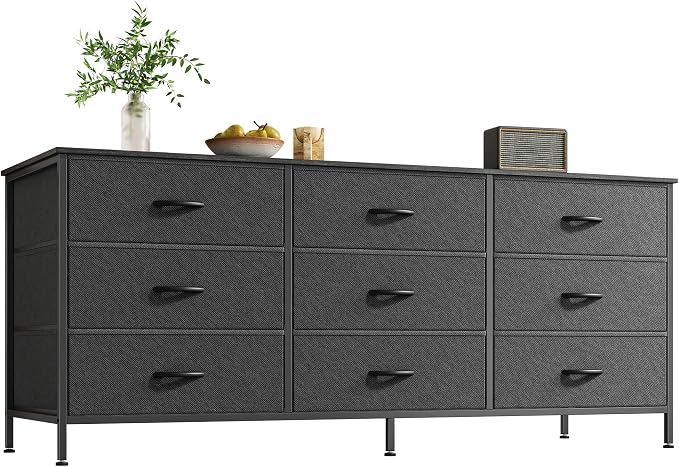 Huuger 9 Drawer Dresser, 55 Inch TV Stand by Huuger