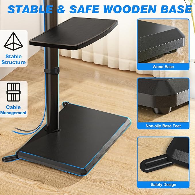 Rfiver Swivel Floor TV Stand - Image 5
