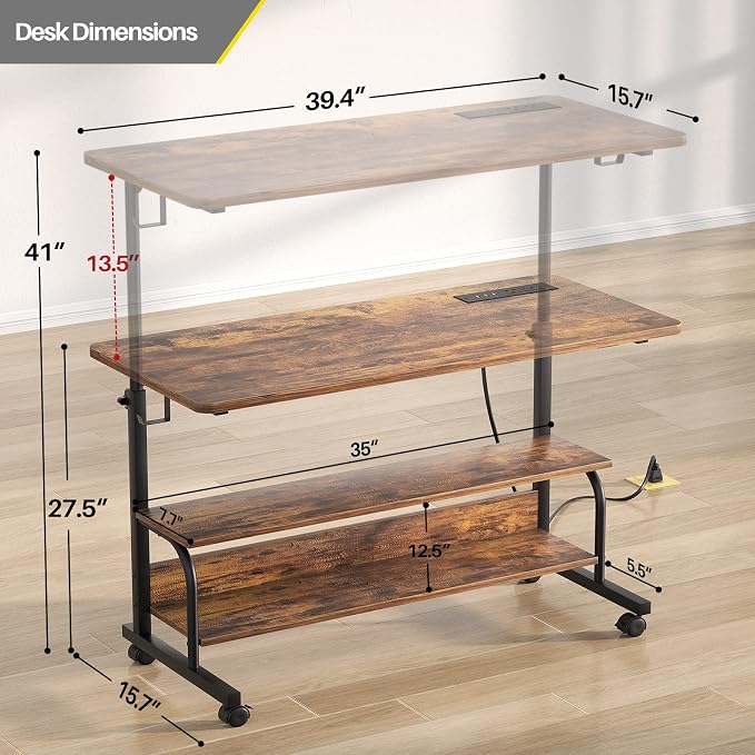 Armocity Rolling Standing Desk - Image 9