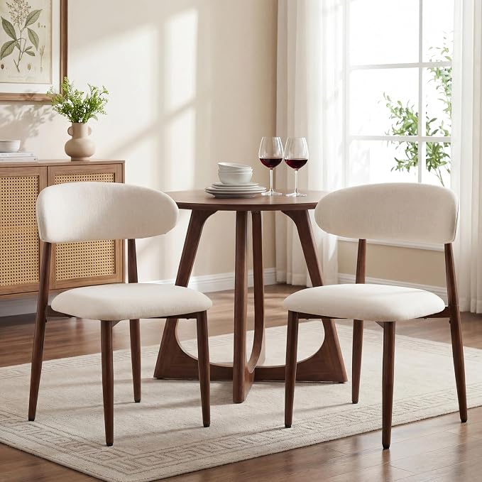 UVV Dining Chairs Set of 2, Metal Kitchen Chairs by UVVLivetheQualityLife