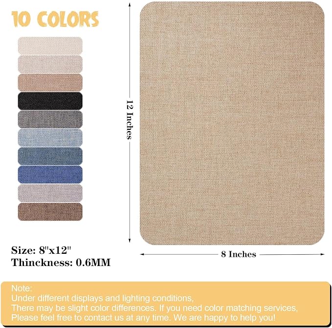 Canvas Repair Patch 8 x12 Inch, Self-Adhesive Waterproof Linen Repair Patches - Image 2