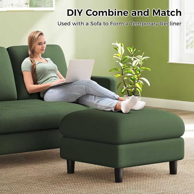 Welzona 83" Couches for Living Room, Teddy Sofa Couch - Image 9